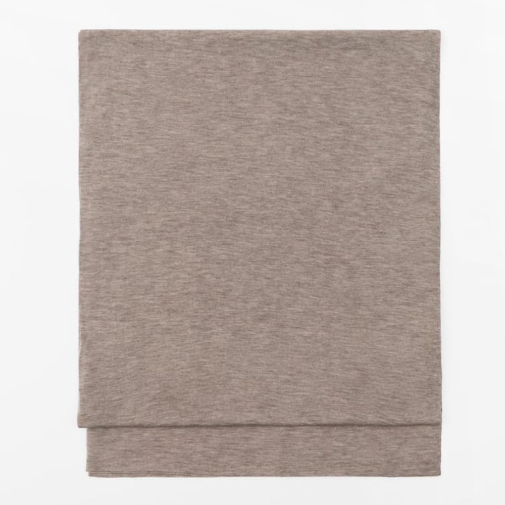 NWT ZARA CAMEL BROWN 100% WOOL Lightweight SCARF - Picture 6 of 6